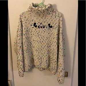 Mickey Mouse Pom-Pom Turtleneck Sweater